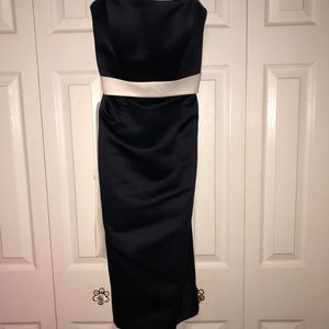 Fitted midi tube top dress